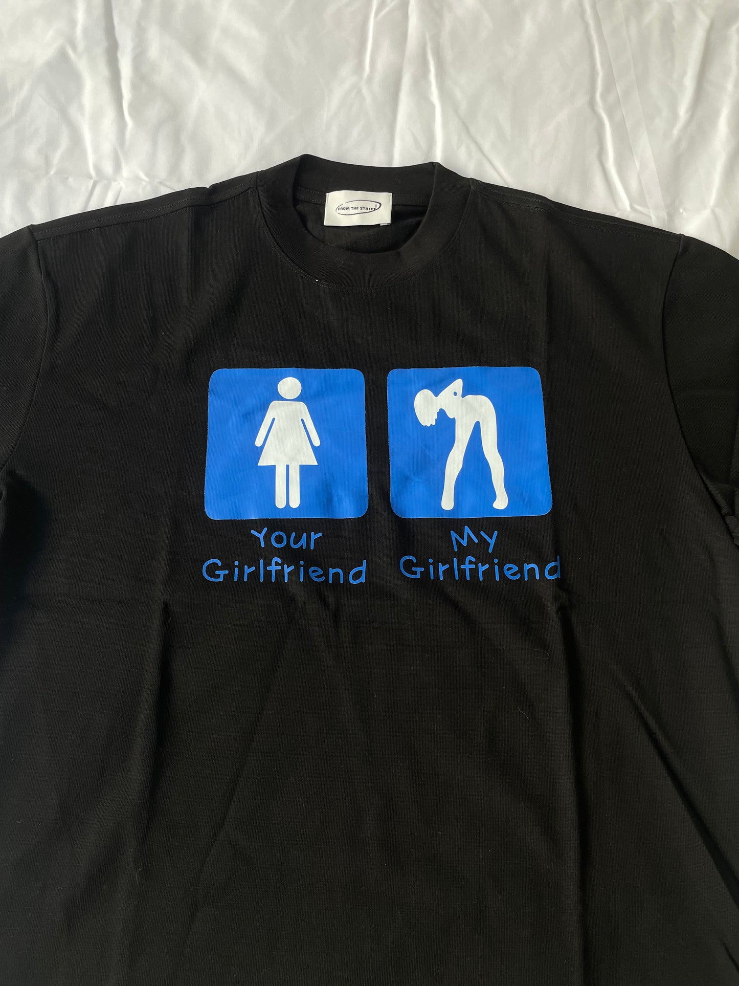 Your Girlfriend Vs My Girlfriend Shirt - Black