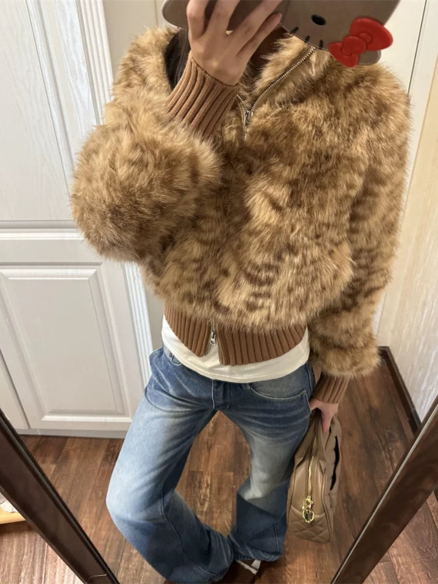 Fur Blend Jacket