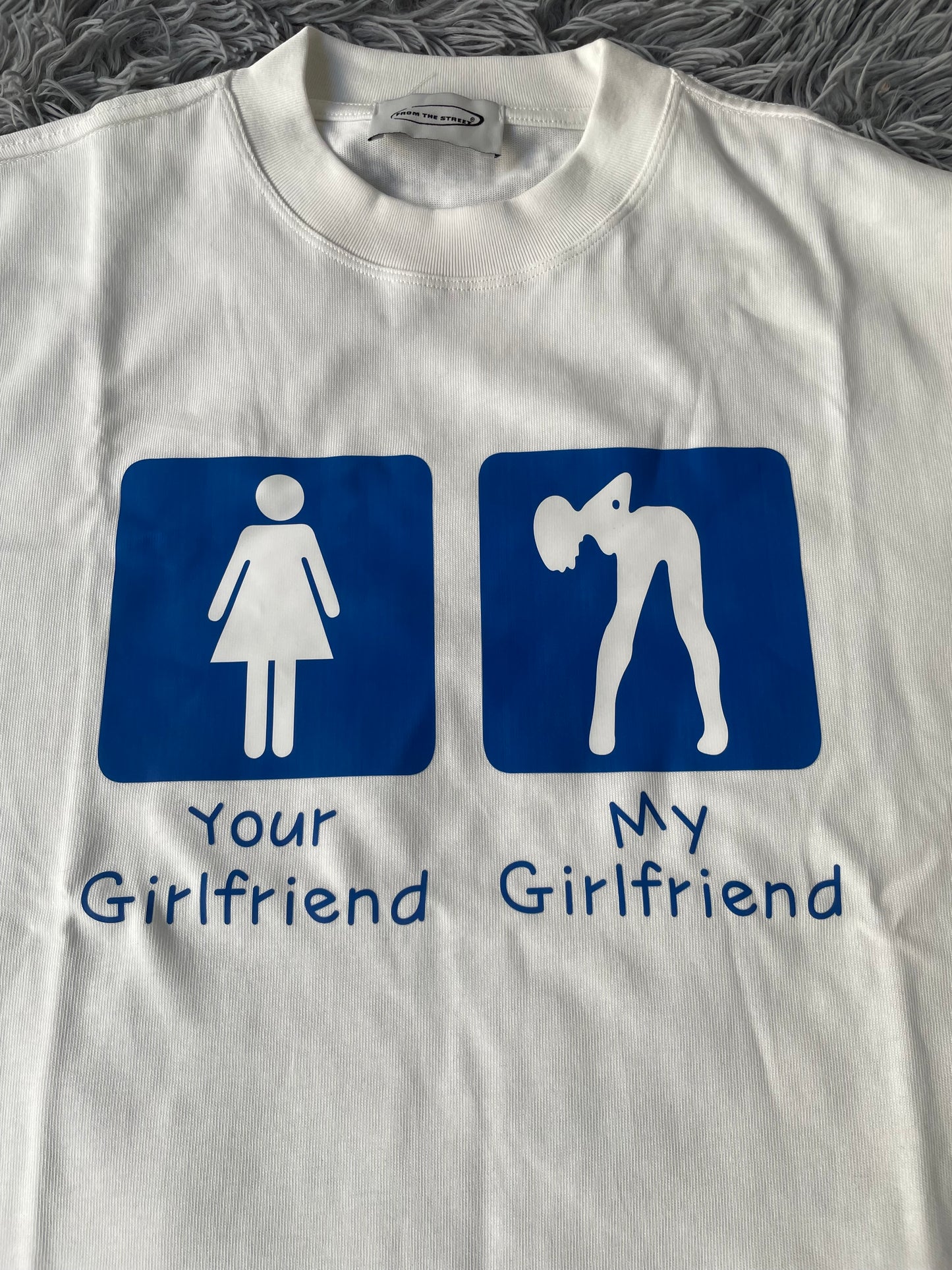 Your Girlfriend Vs My Girlfriend Shirt - White