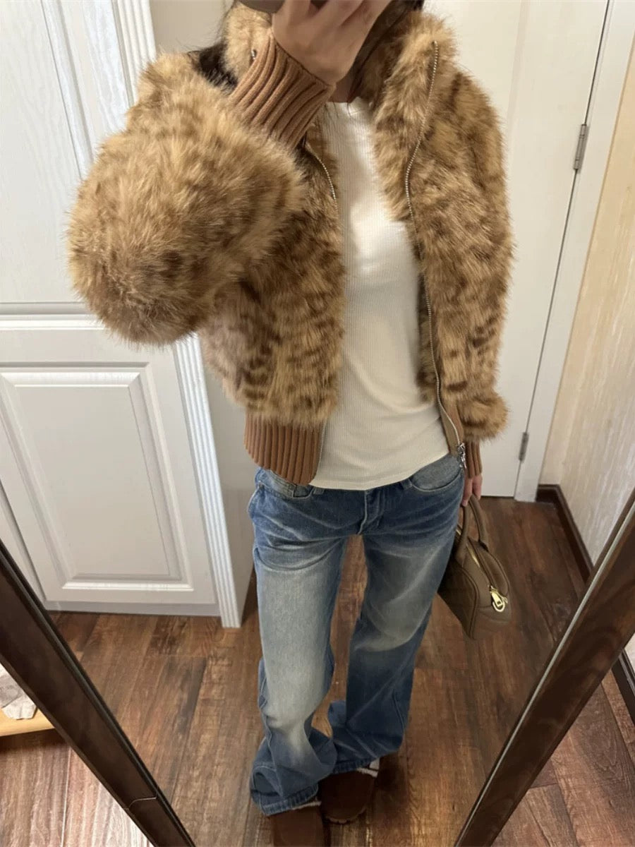 Fur Blend Jacket