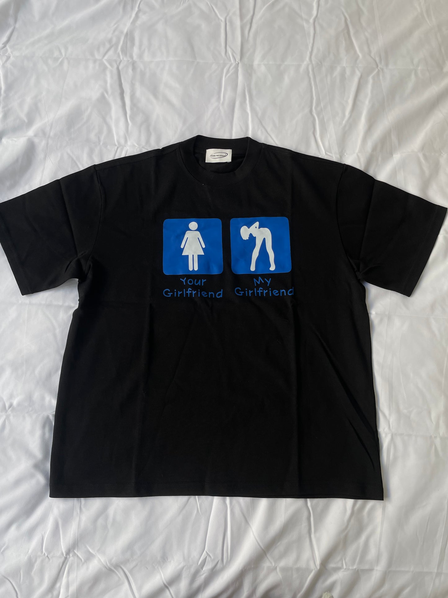 Your Girlfriend Vs My Girlfriend Shirt - Black