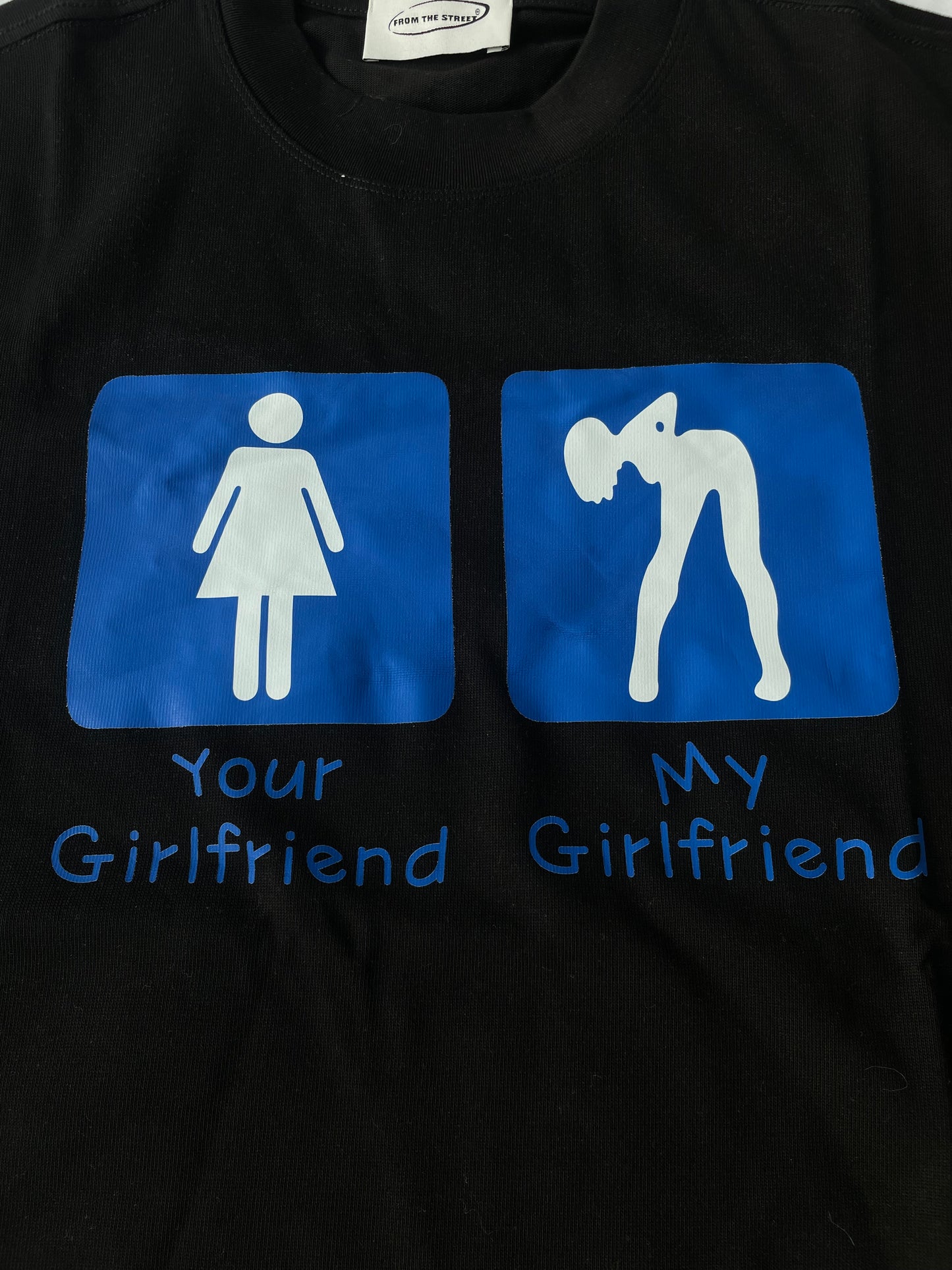 Your Girlfriend Vs My Girlfriend Shirt - Black