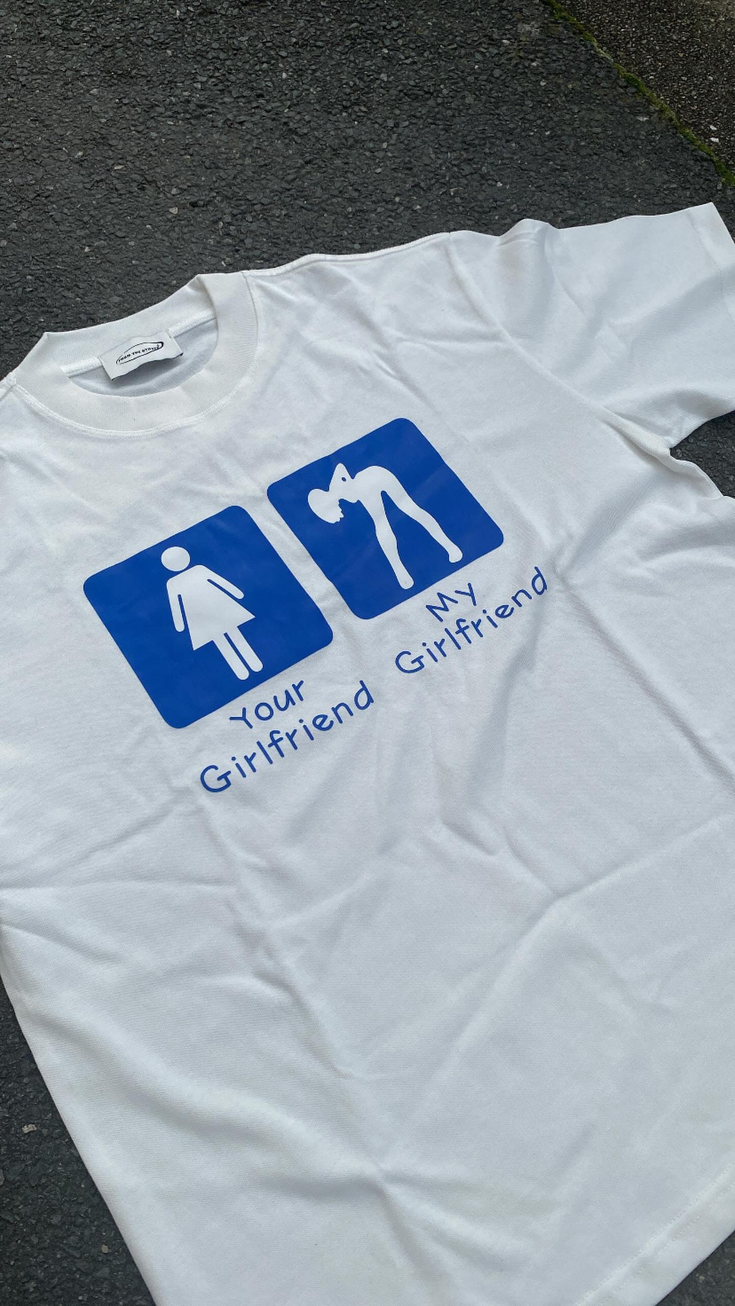 Your Girlfriend Vs My Girlfriend Shirt - White