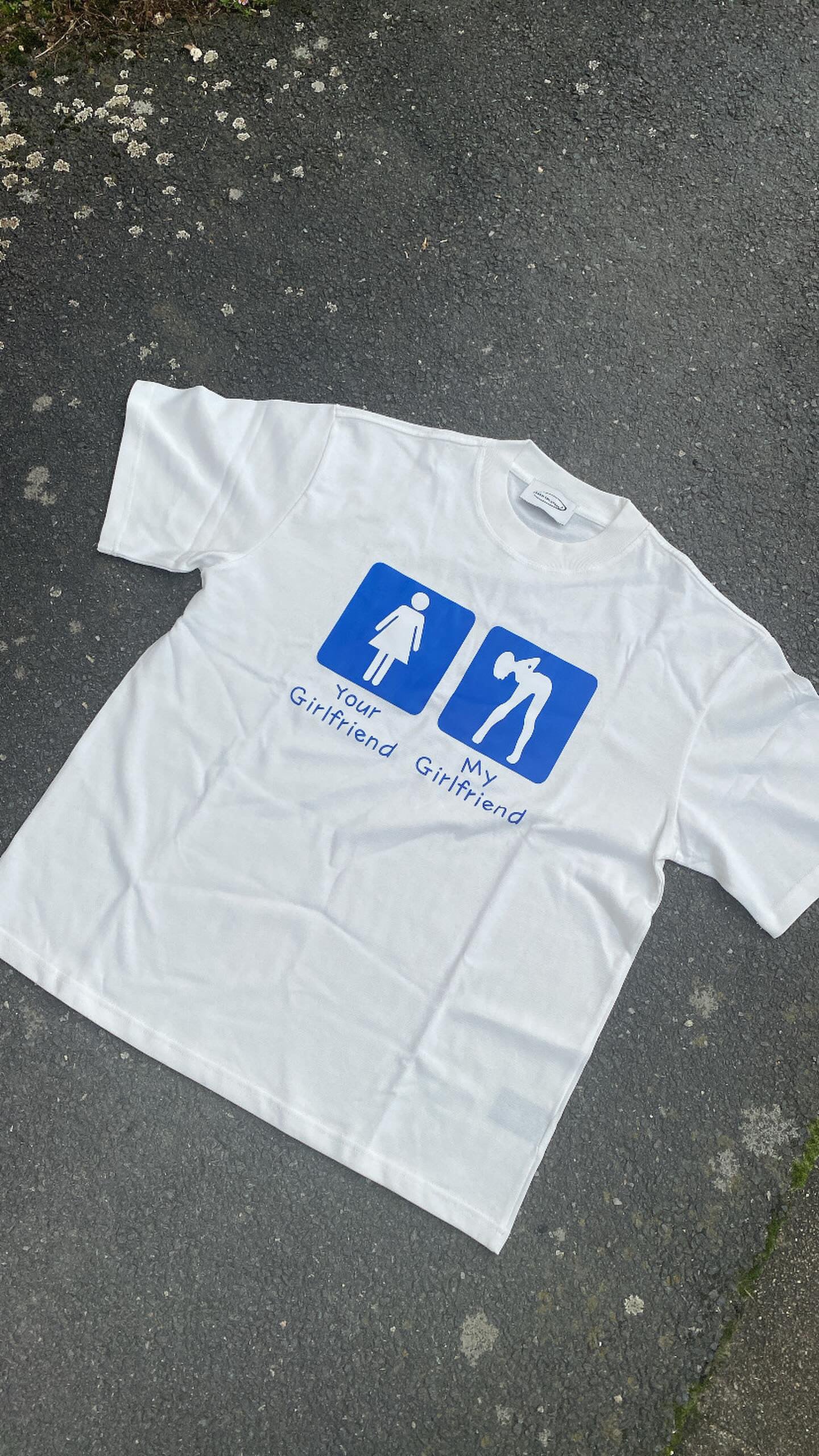 Your Girlfriend Vs My Girlfriend Shirt - White